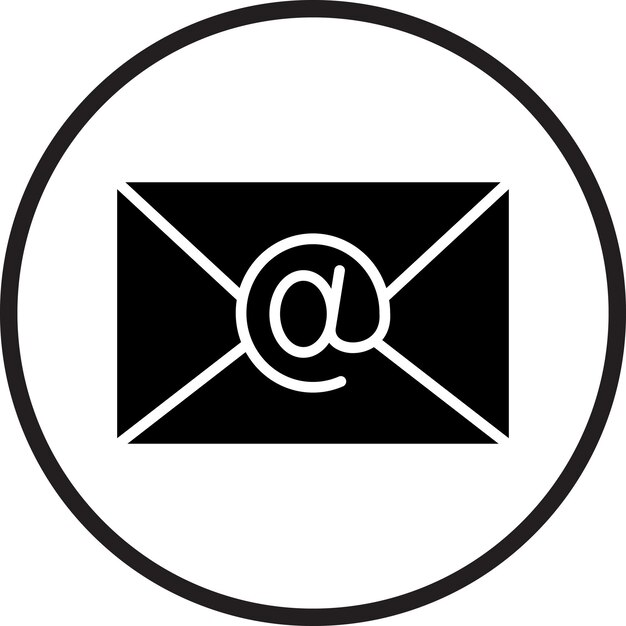 Vektor vektorentwurf des e-mail-ikonenstils