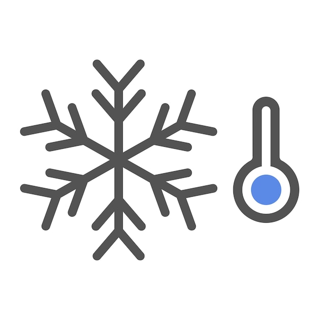 Vektorentwurf freeze craft icon-stil