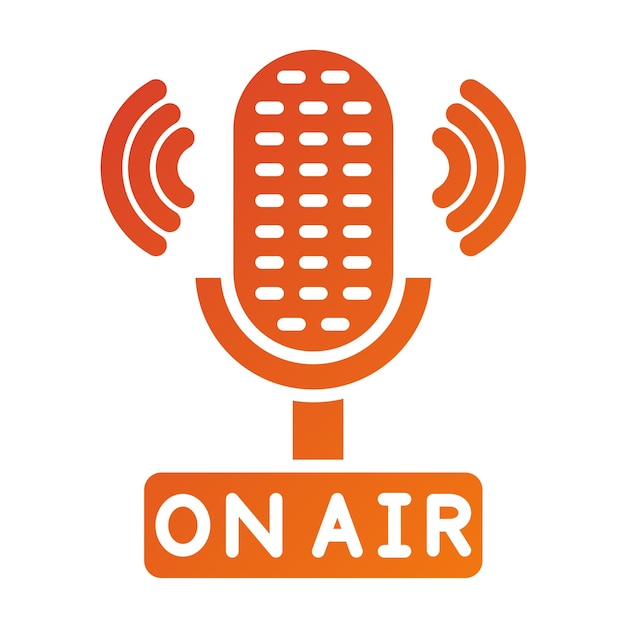 Vektorentwurf im Air-Icon-Stil