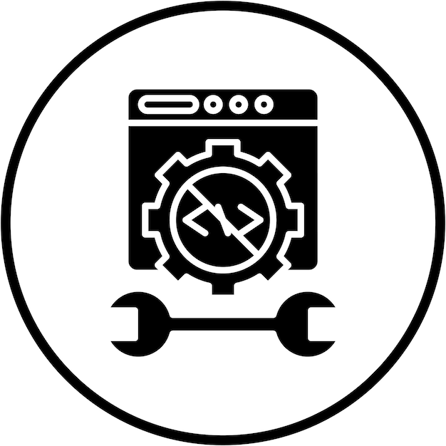 Vektor vektorentwurf ohne code-werkzeug-symbol-stil