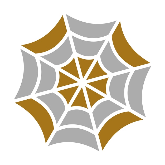 Vektor vektorentwurf von spinnweben-ikonen-stil