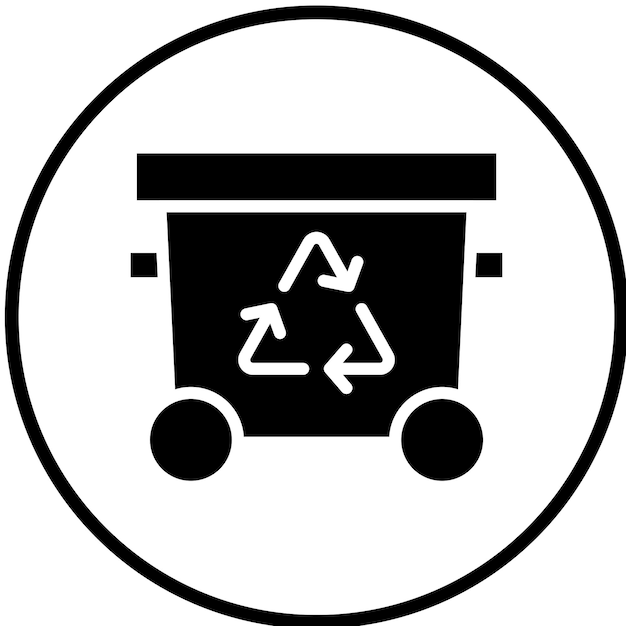 Vektor vektorentwurf wastewielder icon-stil