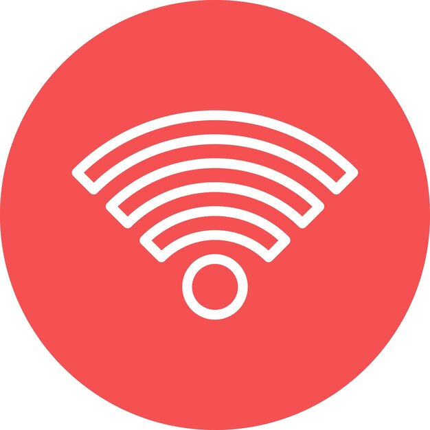 Vektorentwurf Wifi-Symbol-Stil