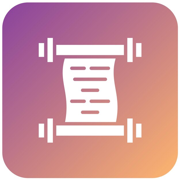 Vektorentwurfs-Scroll-Symbol-Stil