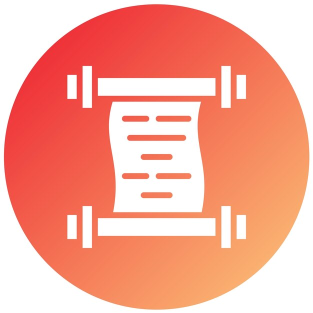 Vektorentwurfs-Scroll-Symbol-Stil