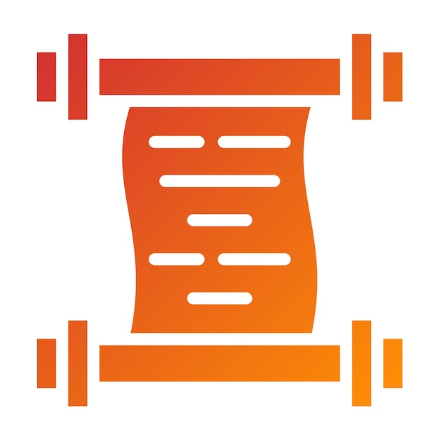 Vektorentwurfs-Scroll-Symbol-Stil