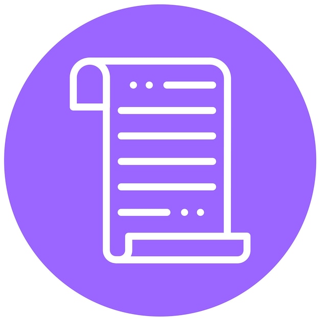 Vektorentwurfs-Scroll-Symbol-Stil