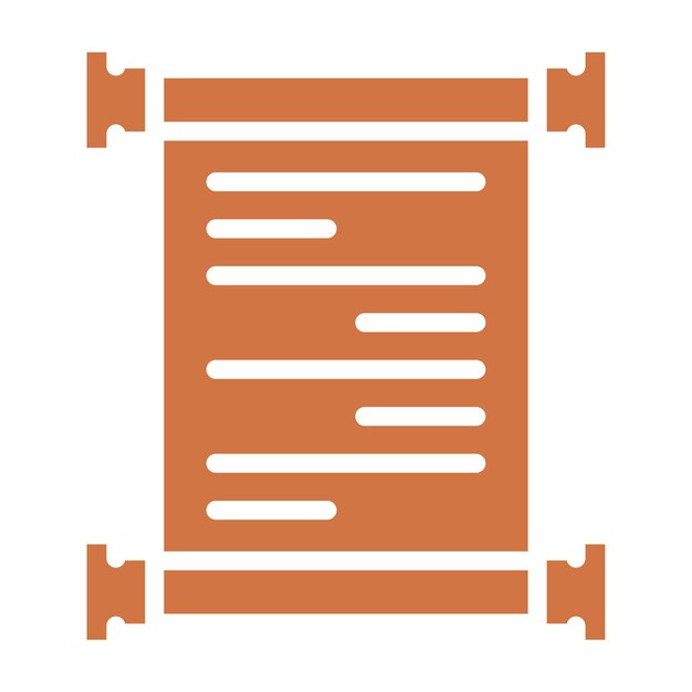 Vektorentwurfs-Scroll-Symbol-Stil