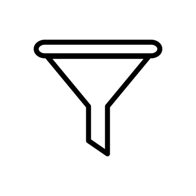 Vektorentwurfsvorlage für Funnel-Symbole