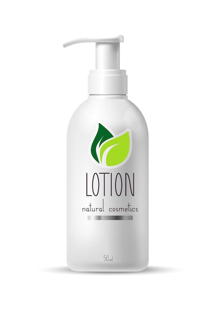 Vektorflasche für kosmetische lotion1