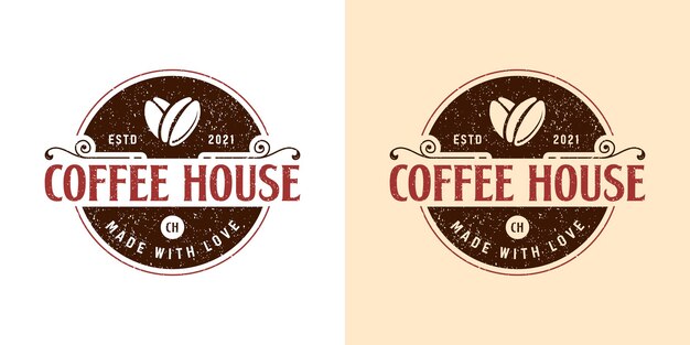 Vektorgrafik des café-logo-designs