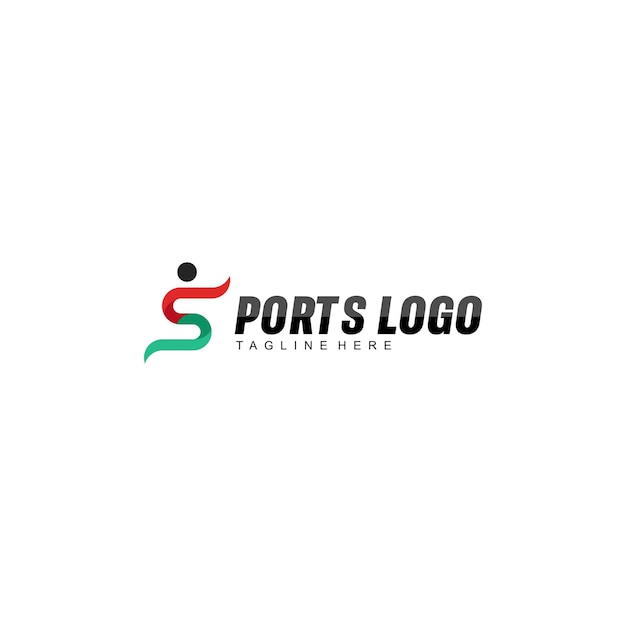 Vektorgrafik des Sportlogos und des Logos für den internationalen Sporttag