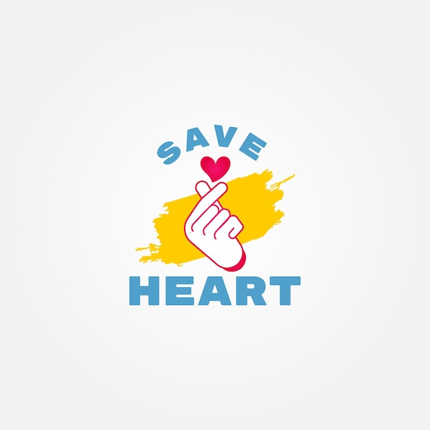 Vektorgrafik des world heart day-logos. herz-symbol