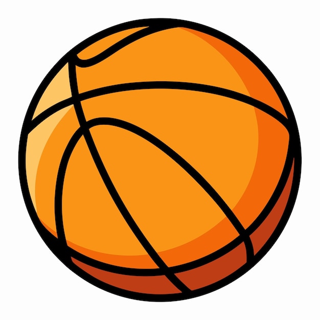 Vektorgrafik für Basketball