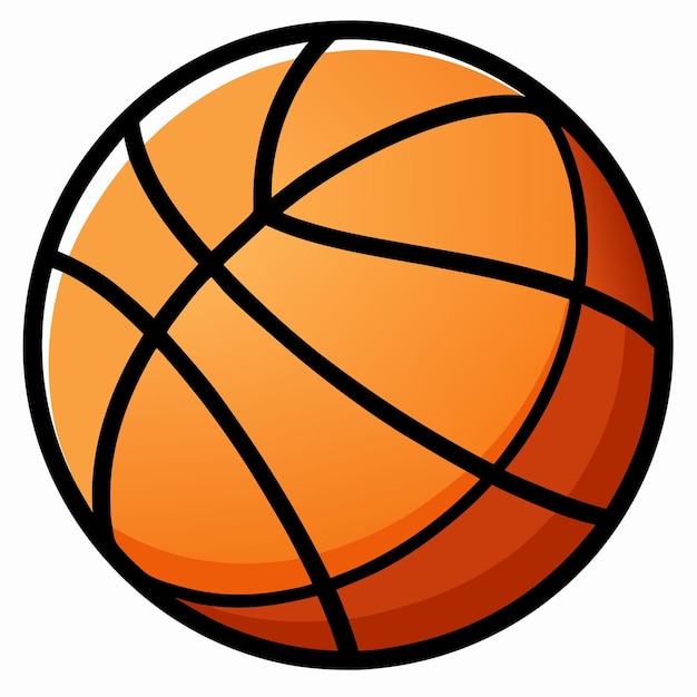 Vektorgrafik für Basketball