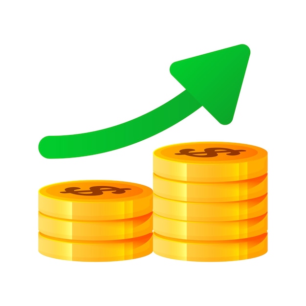 Vektorgrafik Illustration des Profit-Business-Designs