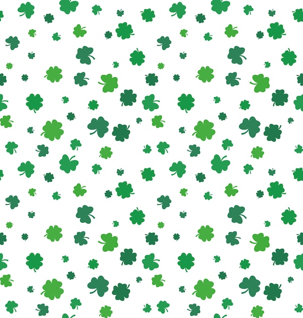 Vektorgrafik Nahtloses Muster zum St. Patrick's Day. ENV