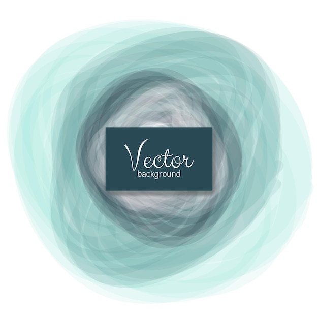 Vektor vektorhintergrund abstrakte kreise in pastellblauen farben