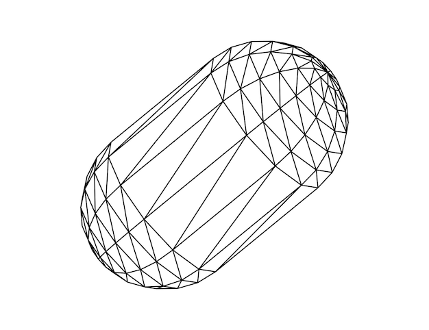 Vektorillustration der 3D-Figur