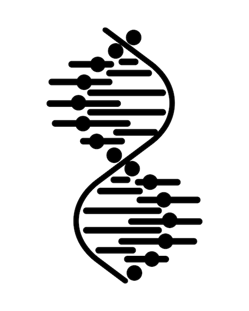 Vektorillustration der DNA