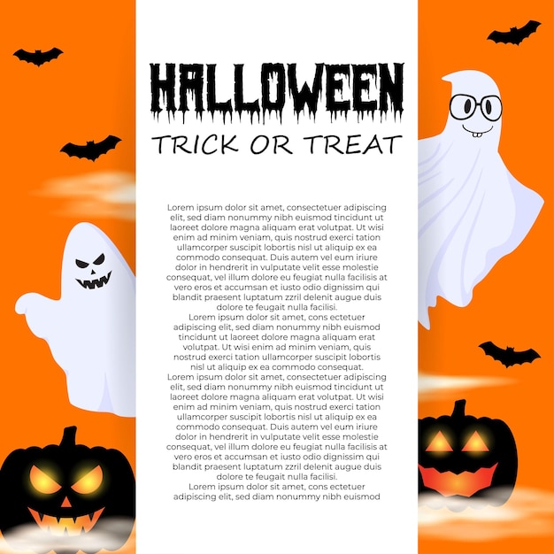 Vektorillustration des glücklichen halloween-festivalbanners