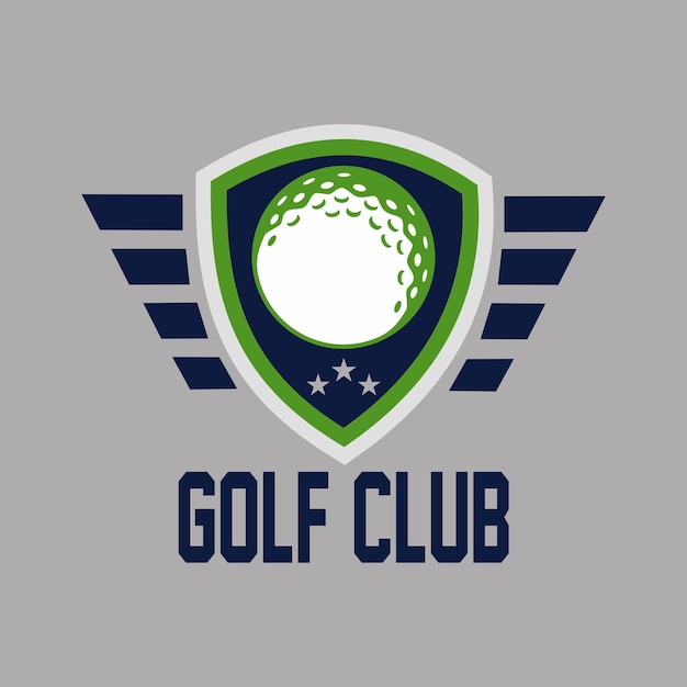 Vektorillustration des Golf-Logo-Designs