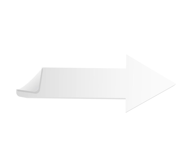 Vektorillustration des Papieraufklebers