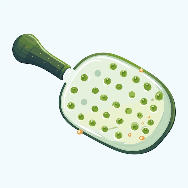 Vektorillustration eines Pickleballschlägers