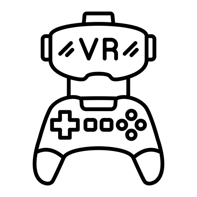 Vektorillustration für das Gamepad