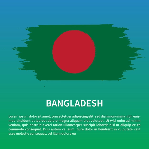 Vektorillustration für den glücklichen unabhängigkeitstag bangladeschs