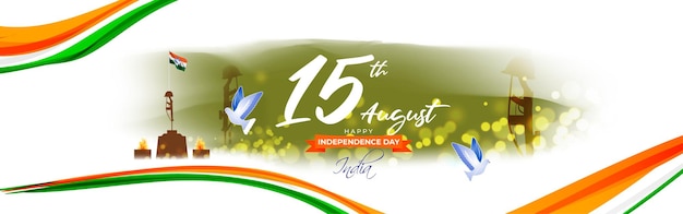 Vektorillustration für den indischen Unabhängigkeitstag