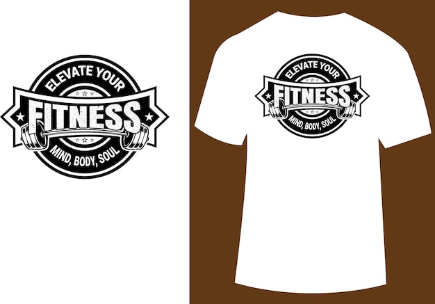 Vektor vektorillustration für fitnessstudio oder fitness-t-shirt-design