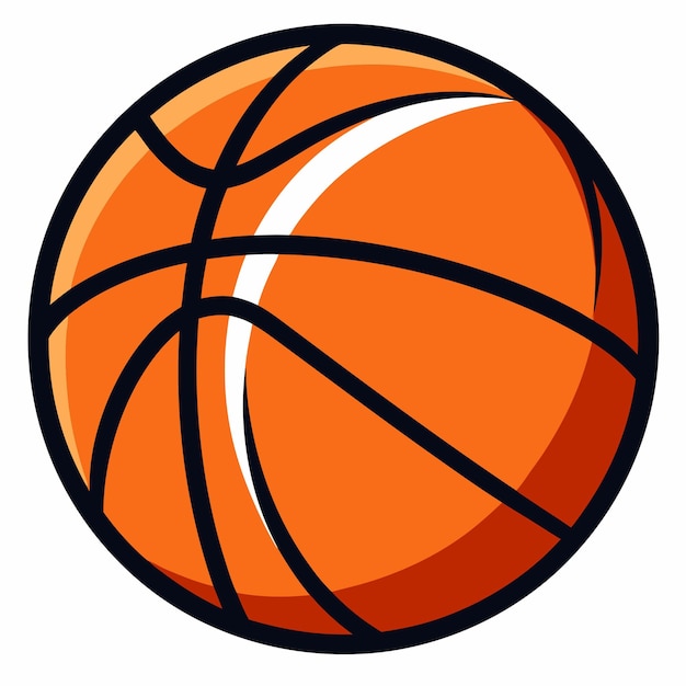 Vektorillustration im Basketball-Cartoon-Stil