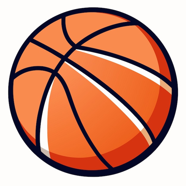 Vektorillustration im Basketball-Cartoon-Stil
