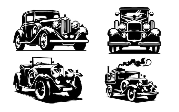 Vektorillustration von classiccarcon