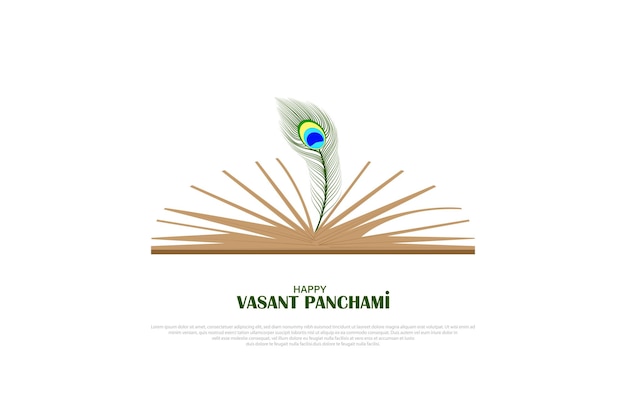 Vektorillustration von Veena, einem Musikinstrument. Vasant oder Basant Panchami oder Saraswat Puja