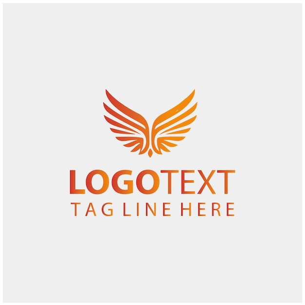 Vektorillustrationen des Logos für mechanische Flügel