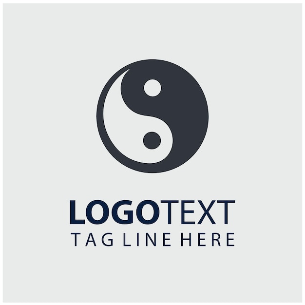 Vektorillustrationen des Yinyang-Logos