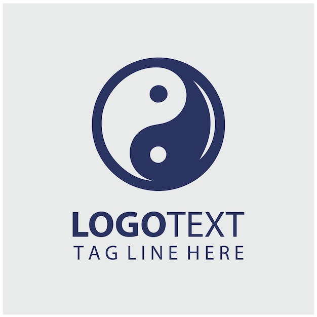 Vektorillustrationen des Yinyang-Logos