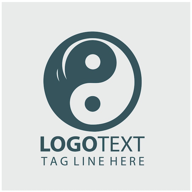 Vektorillustrationen des Yinyang-Logos