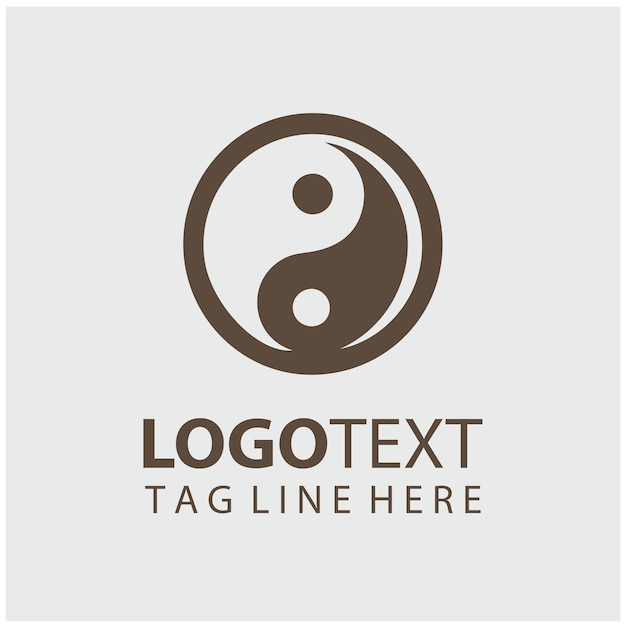 Vektorillustrationen des Yinyang-Logos