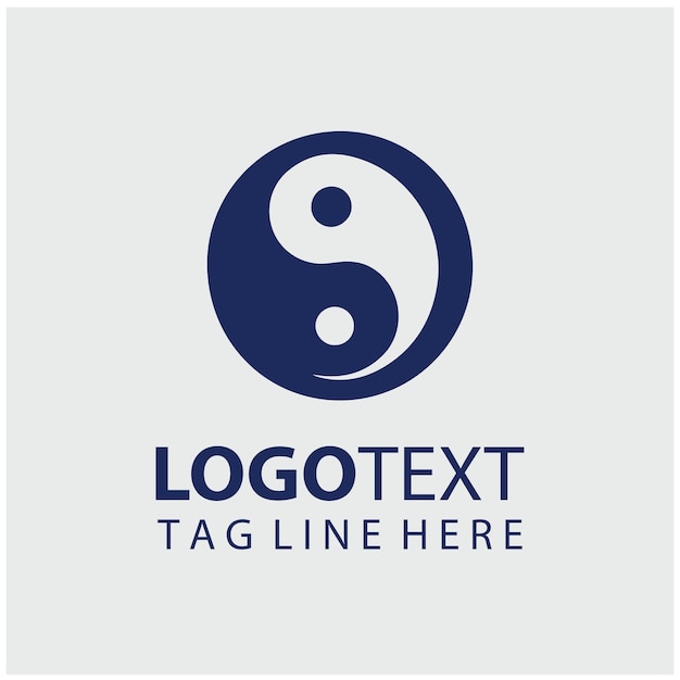 Vektorillustrationen des Yinyang-Logos