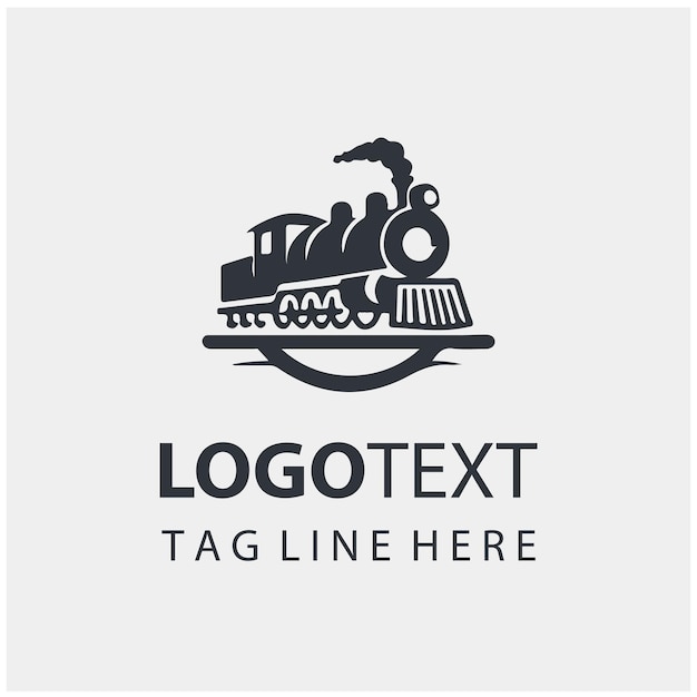 Vektorillustrationen des Zuglogos