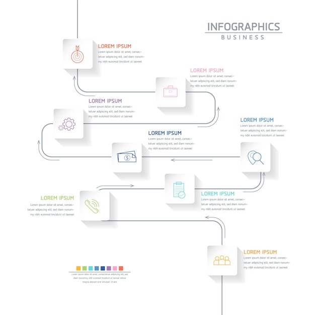 Vektor vektorillustrations-infografiken-designschablonengeschäftsinformations-präsentationsdiagramm mit 5 o