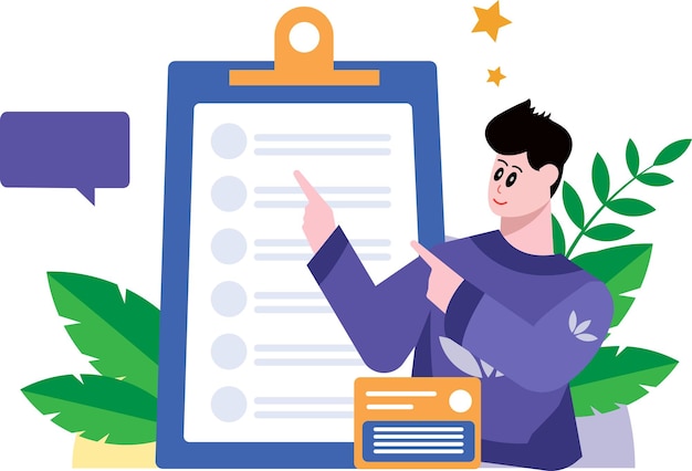 Vektorillustrationskonzept mit Multitasking