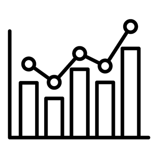 Vektorillustrationsstil für die Datenanalyse