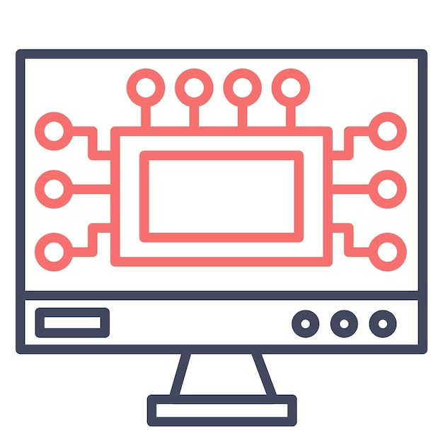 Vektorillustrationsstil für die Softwareentwicklung