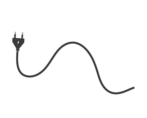 Vektorillustrationsvorlage für Steckdosenstecker