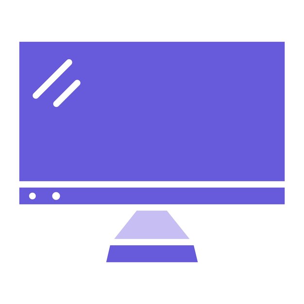 Vektorische Darstellung des Monitors