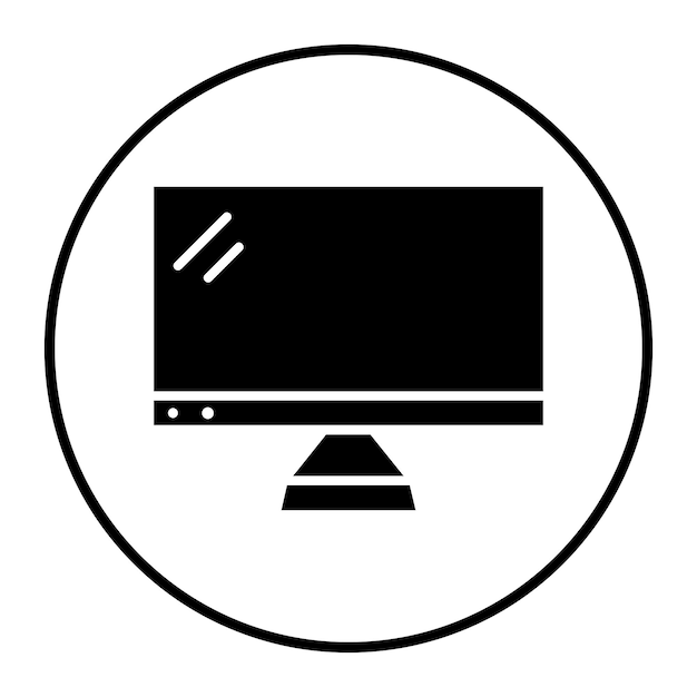 Vektorische Darstellung des Monitors